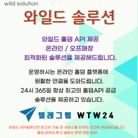 와일드게임-텔그 : w t w 2 4 와일드홀덤 api솔루션